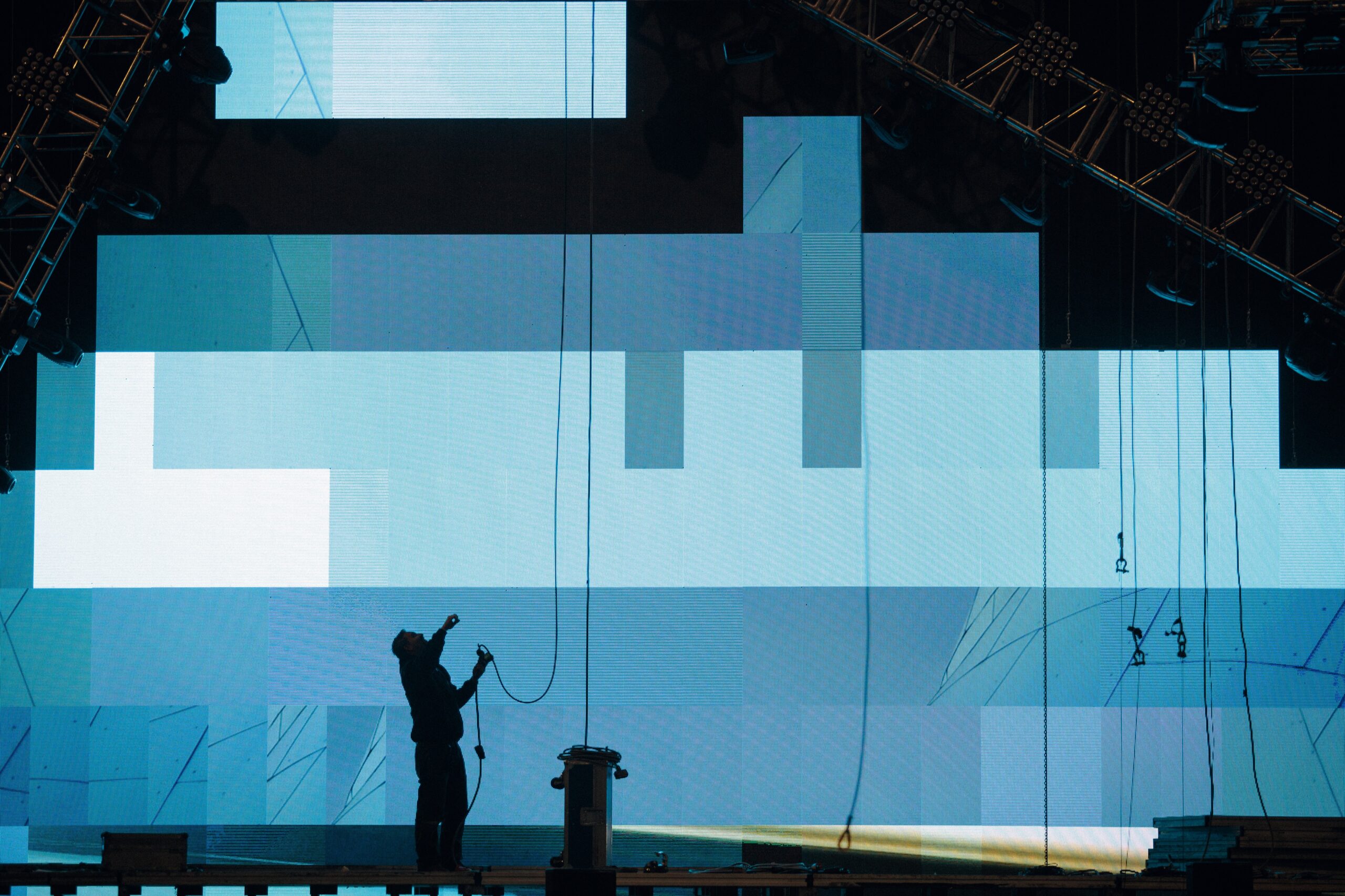 LED video wall installation