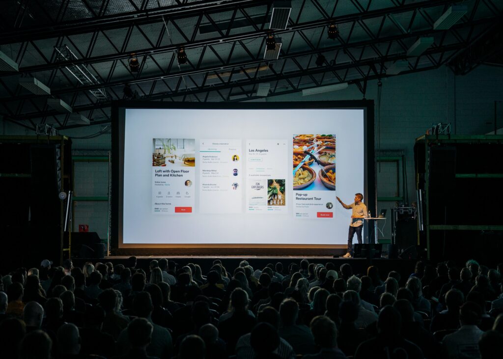 LED video wall rental for trade shows
