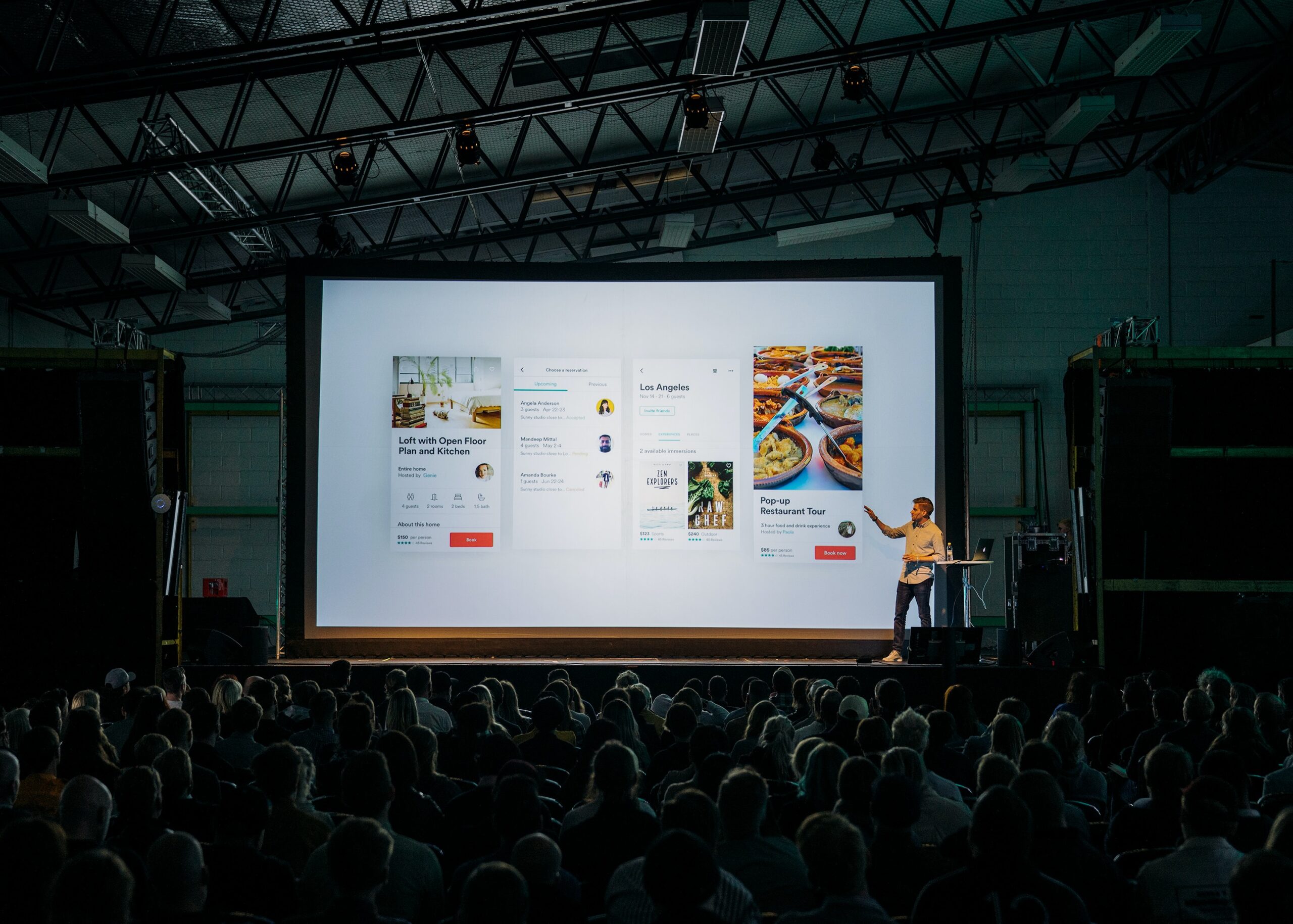 LED video wall rental for trade shows