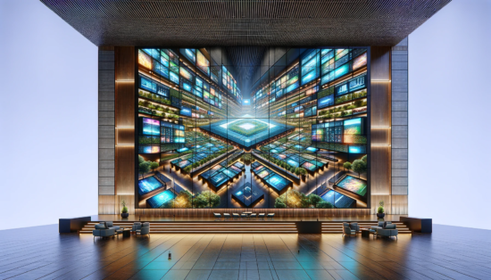 multi-screen display wall