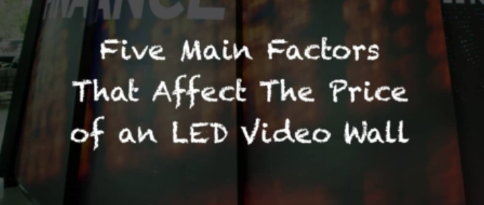 transparent led wall price