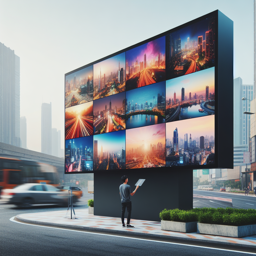 led wall screen display outdoor
