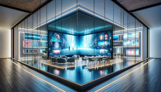 transparent led video wall