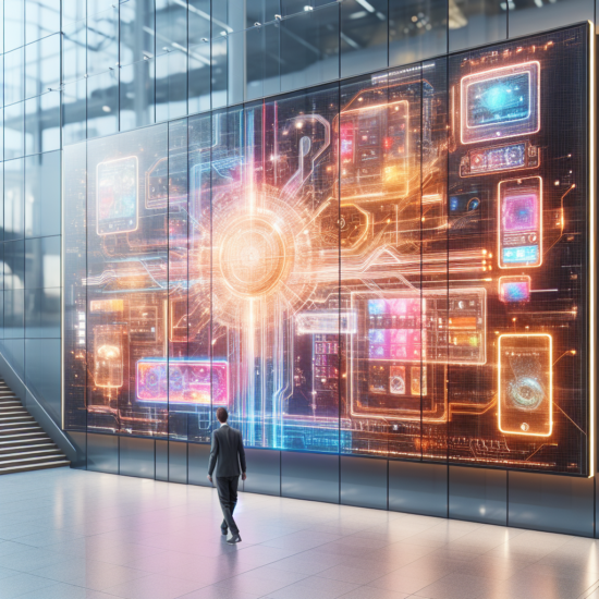 transparent video wall