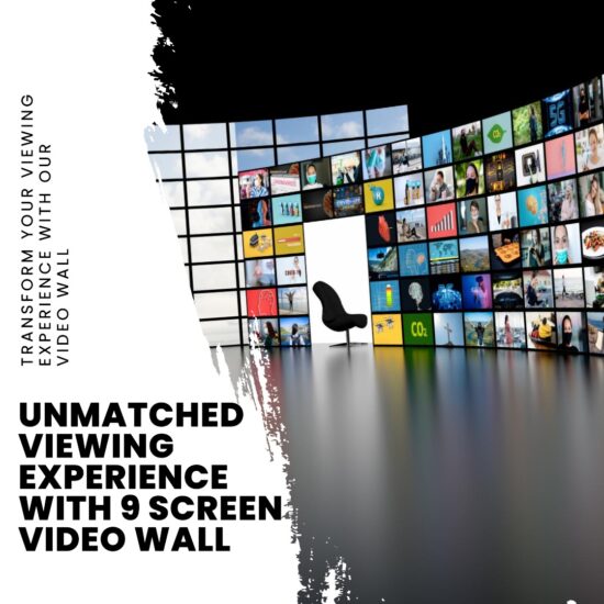 9 screen video wall