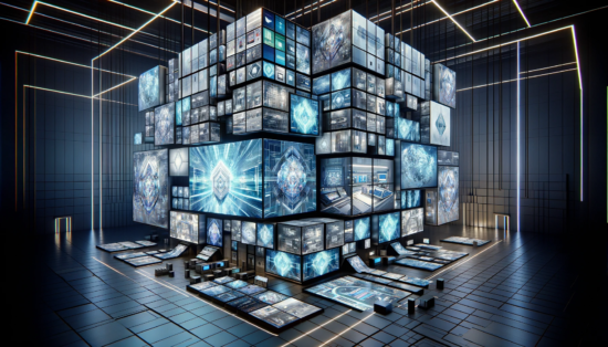 cube led video wall