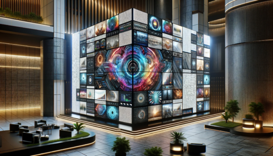 led tile video wall
