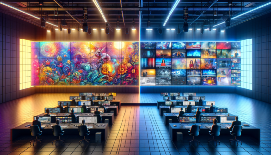 large video wall displays