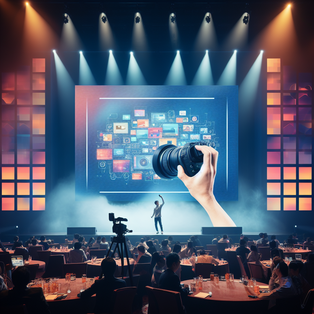 led video wall stage