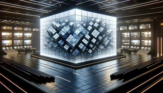 projection cube video wall
